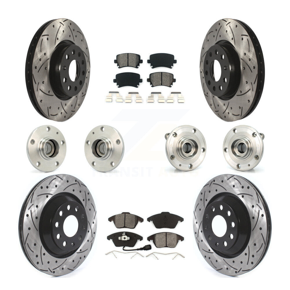 Transit Auto KBB-114539 Wheel Bearing and Hub Assembly for 2009-2010 Volkswagen Passat CC - Front and Rear product image