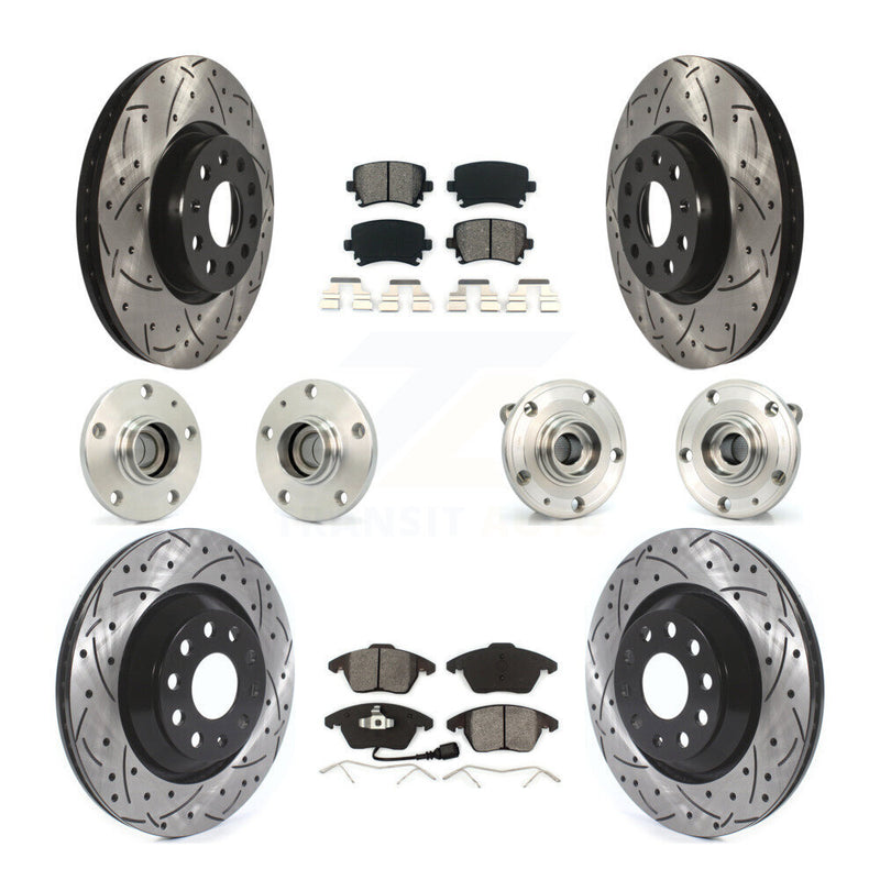 Transit Auto KBB-114539 Wheel Bearing and Hub Assembly for 2009-2010 Volkswagen Passat CC - Front and Rear product image