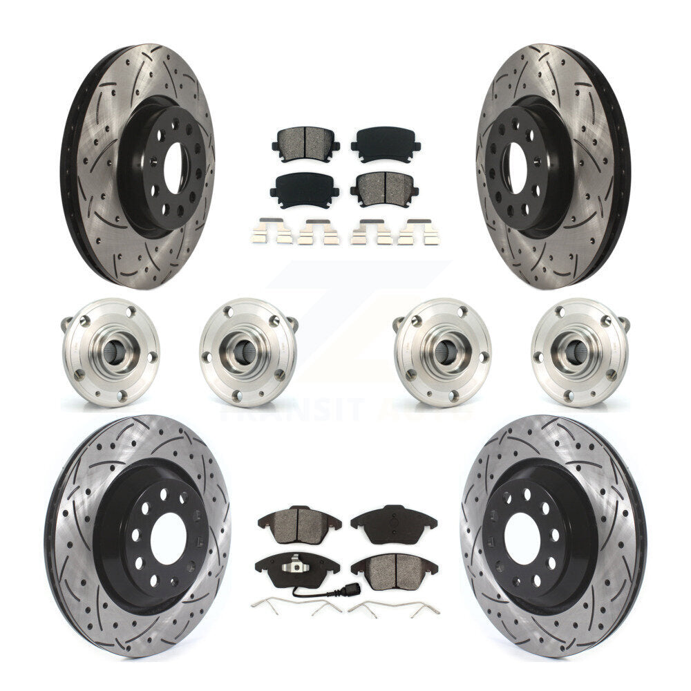 Transit Auto KBB-114544 Wheel Bearing and Hub Assembly for 2009-2010 Volkswagen Passat CC - Front and Rear product image