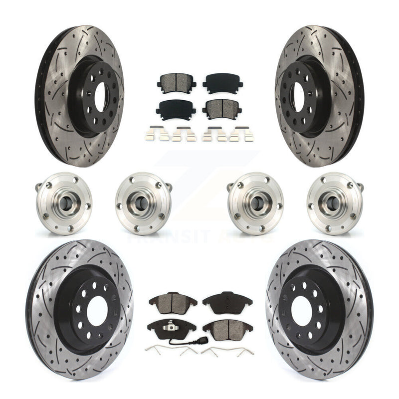 Transit Auto KBB-114544 Wheel Bearing and Hub Assembly for 2009-2010 Volkswagen Passat CC - Front and Rear product image