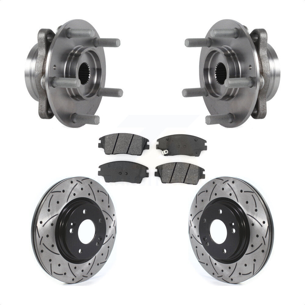Transit Auto KBB-114560 Wheel Bearing and Hub Assembly for 2017-2020 Hyundai Elantra - Front product image