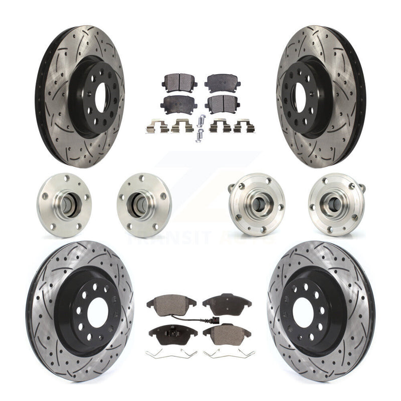 Transit Auto KBB-114562 Wheel Bearing and Hub Assembly for 2009-2010 Volkswagen Passat CC - Front and Rear product image