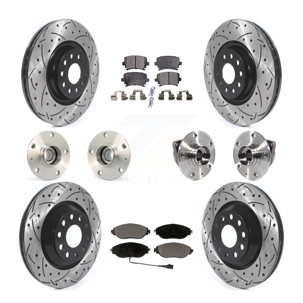 Transit Auto KBB-114565 Wheel Bearing and Hub Assembly for 2018-2021 Volkswagen GTI - Front and Rear product image
