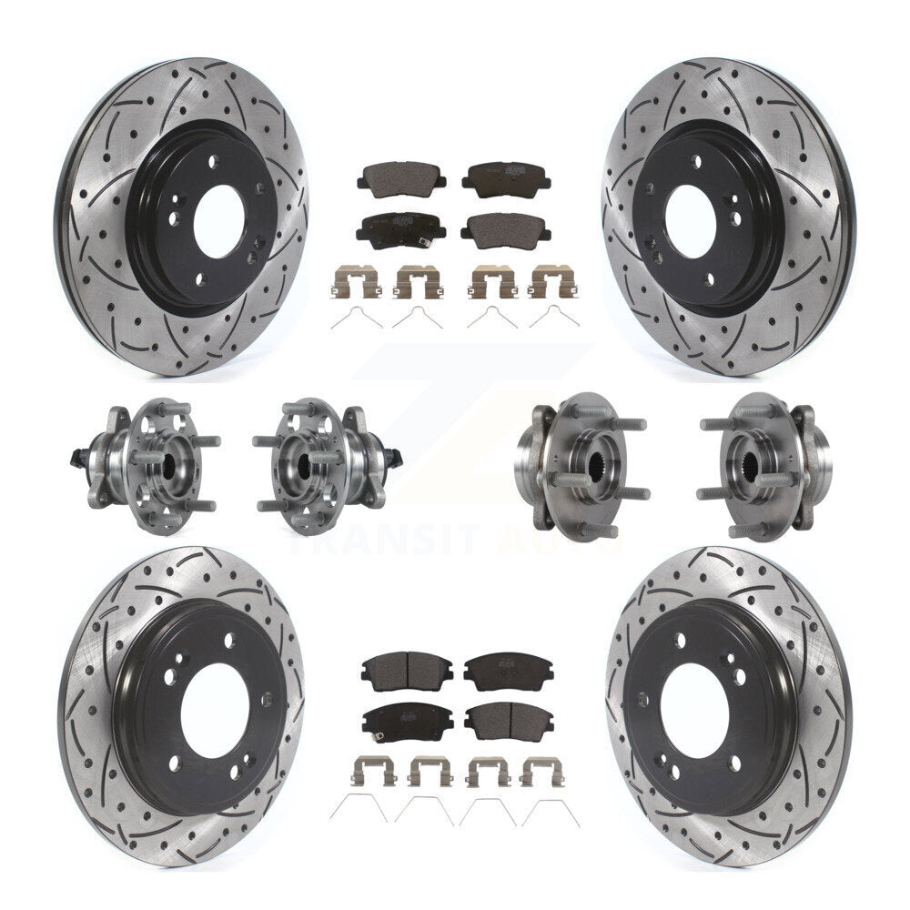 Transit Auto KBB-114571 Wheel Bearing and Hub Assembly for 2017-2020 Hyundai Elantra - Front and Rear product image