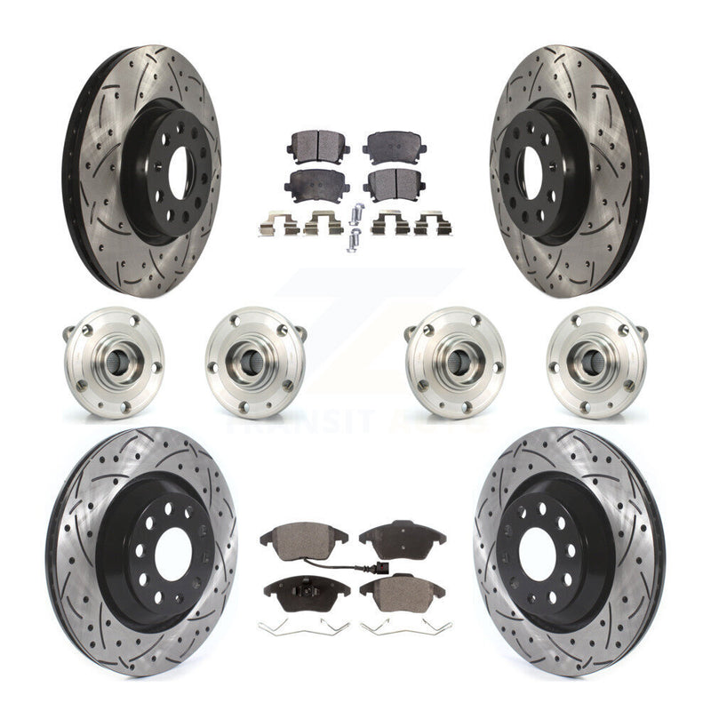 Transit Auto KBB-114573 Wheel Bearing and Hub Assembly for 2009-2010 Volkswagen Passat CC - Front and Rear product image