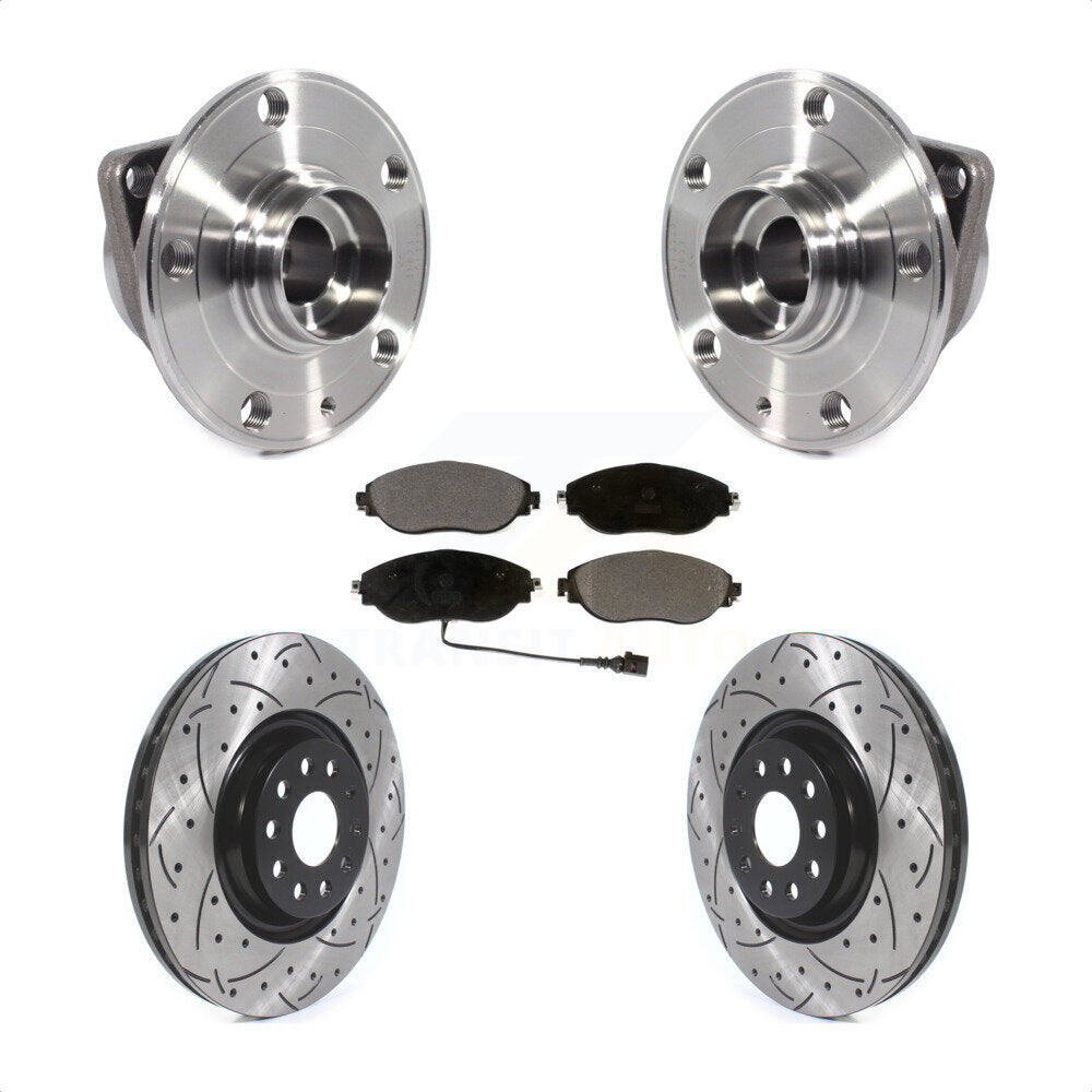 Transit Auto KBB-114598 Wheel Bearing and Hub Assembly for 2015-2023 Audi Q3, Volkswagen Jetta, Volkswagen GTI & more - Front product image