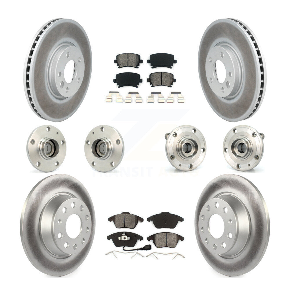 Transit Auto KBB-114666 Wheel Bearing and Hub Assembly for 2009-2012 Volkswagen CC - Front and Rear product image