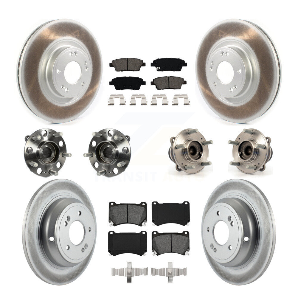 Transit Auto KBB-114676 Wheel Bearing and Hub Assembly for 2010-2014 Hyundai Genesis - Front and Rear product image