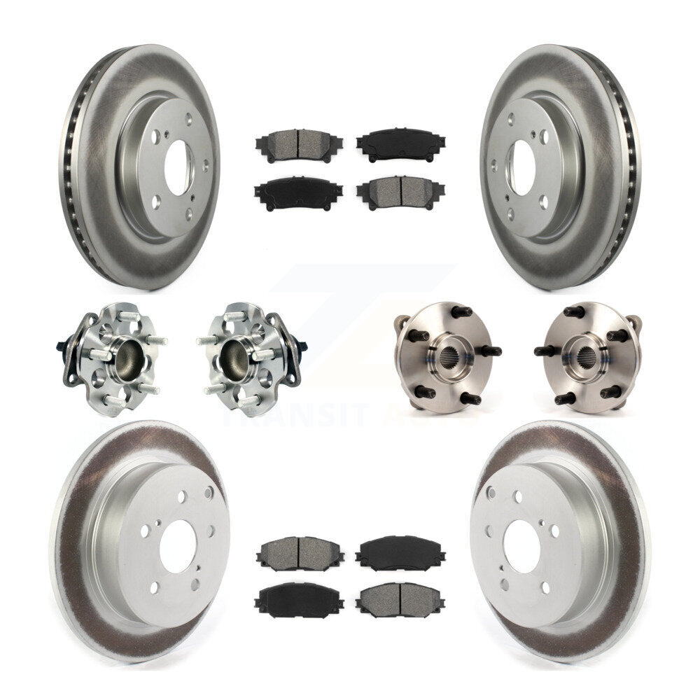Transit Auto KBB-114678 Wheel Bearing and Hub Assembly for 2012-2018 Toyota Prius V - Front and Rear product image