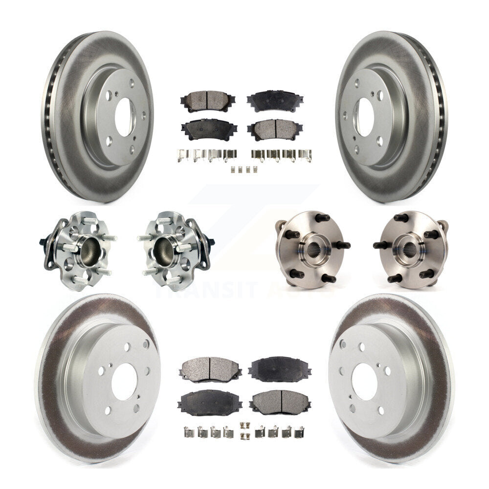 Transit Auto KBB-114735 Wheel Bearing and Hub Assembly for 2012-2018 Toyota Prius V - Front and Rear product image