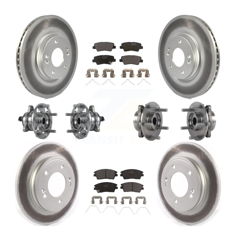 Transit Auto KBB-114744 Wheel Bearing and Hub Assembly for 2017-2020 Hyundai Elantra - Front and Rear product image