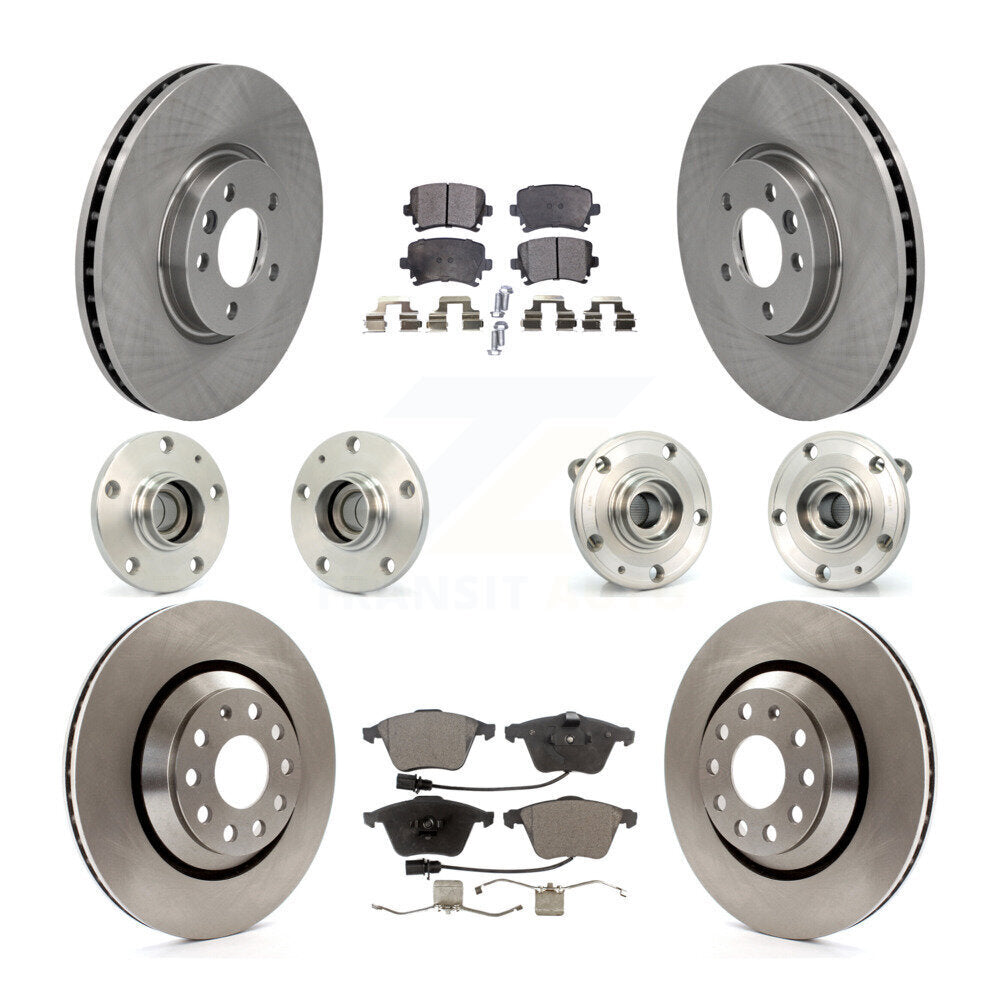Transit Auto KBB-114917 Wheel Bearing and Hub Assembly for 2009-2010 Volkswagen CC - Front and Rear product image