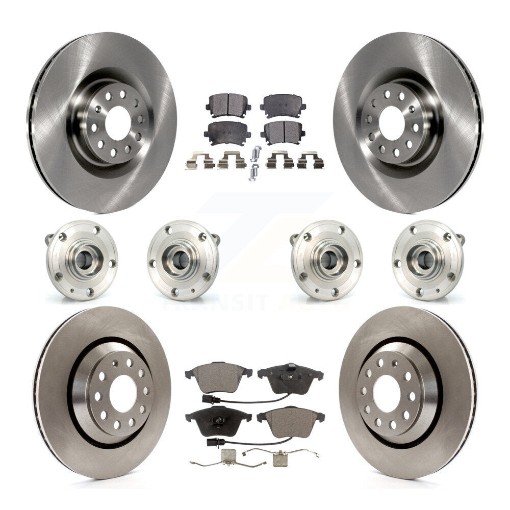 Transit Auto KBB-114924 Wheel Bearing and Hub Assembly for 2006-2013 Volkswagen CC, Volkswagen Golf R, Volkswagen Passat CC & more - Front and Rear product image