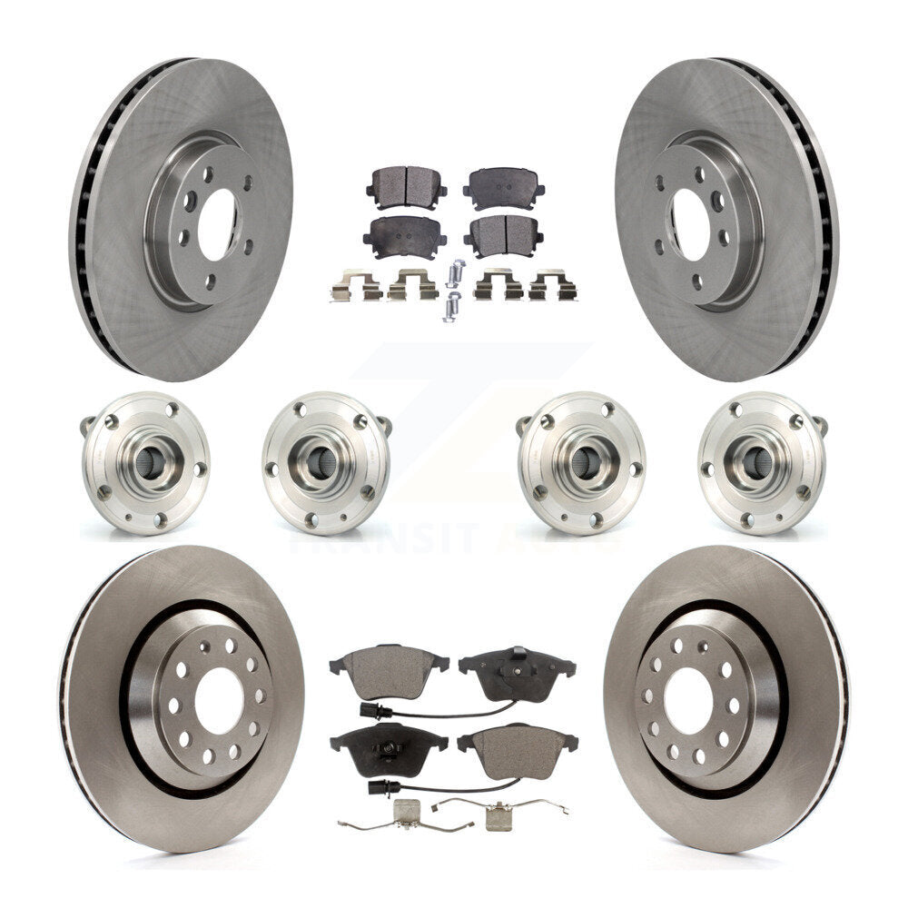 Transit Auto KBB-114925 Wheel Bearing and Hub Assembly for 2009-2012 Volkswagen CC - Front and Rear product image