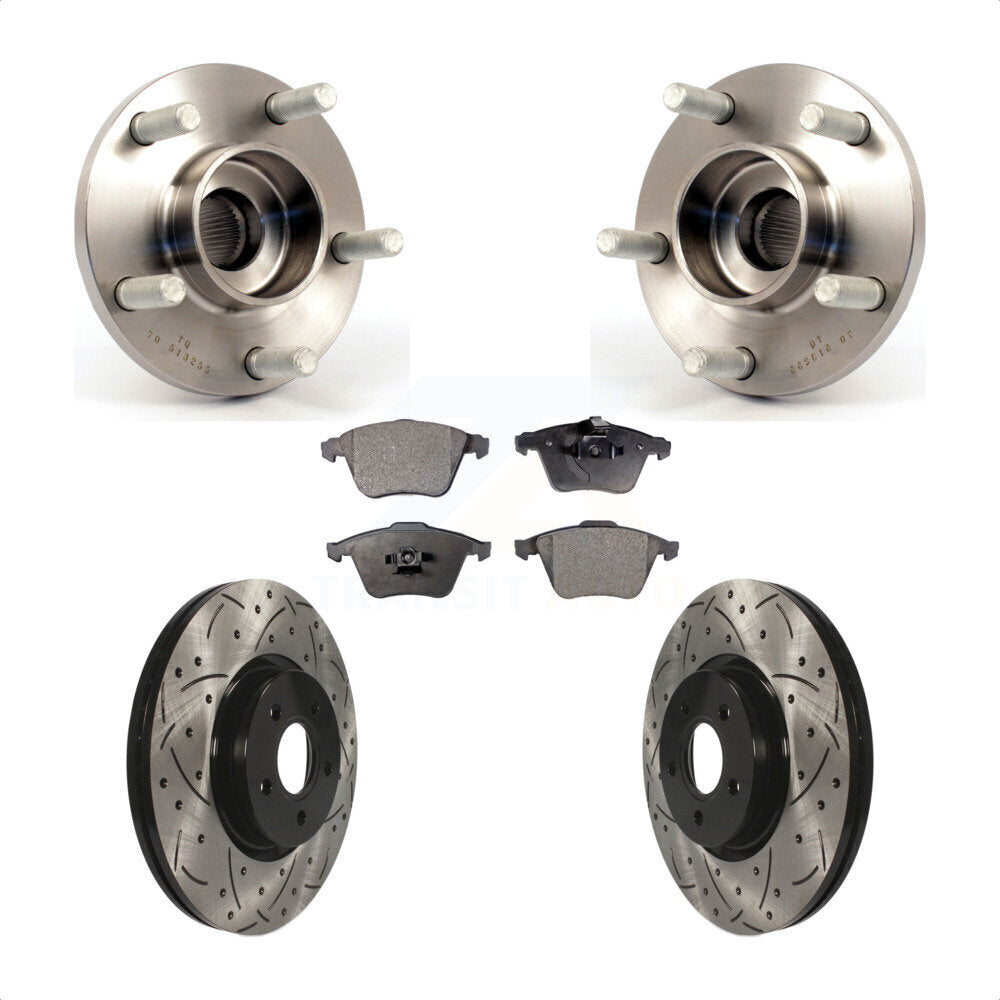 Transit Auto KBB-114932 Wheel Bearing and Hub Assembly for 2004-2013 Volvo C70, Volvo S40, Volvo V50 - Front product image