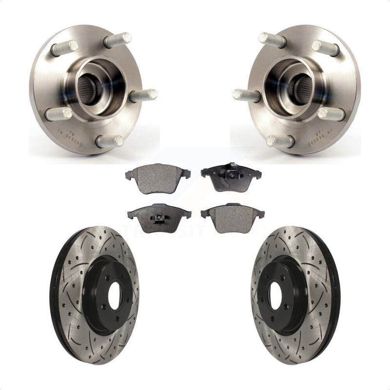 Transit Auto KBB-114932 Wheel Bearing and Hub Assembly for 2004-2013 Volvo C70, Volvo S40, Volvo V50 - Front product image