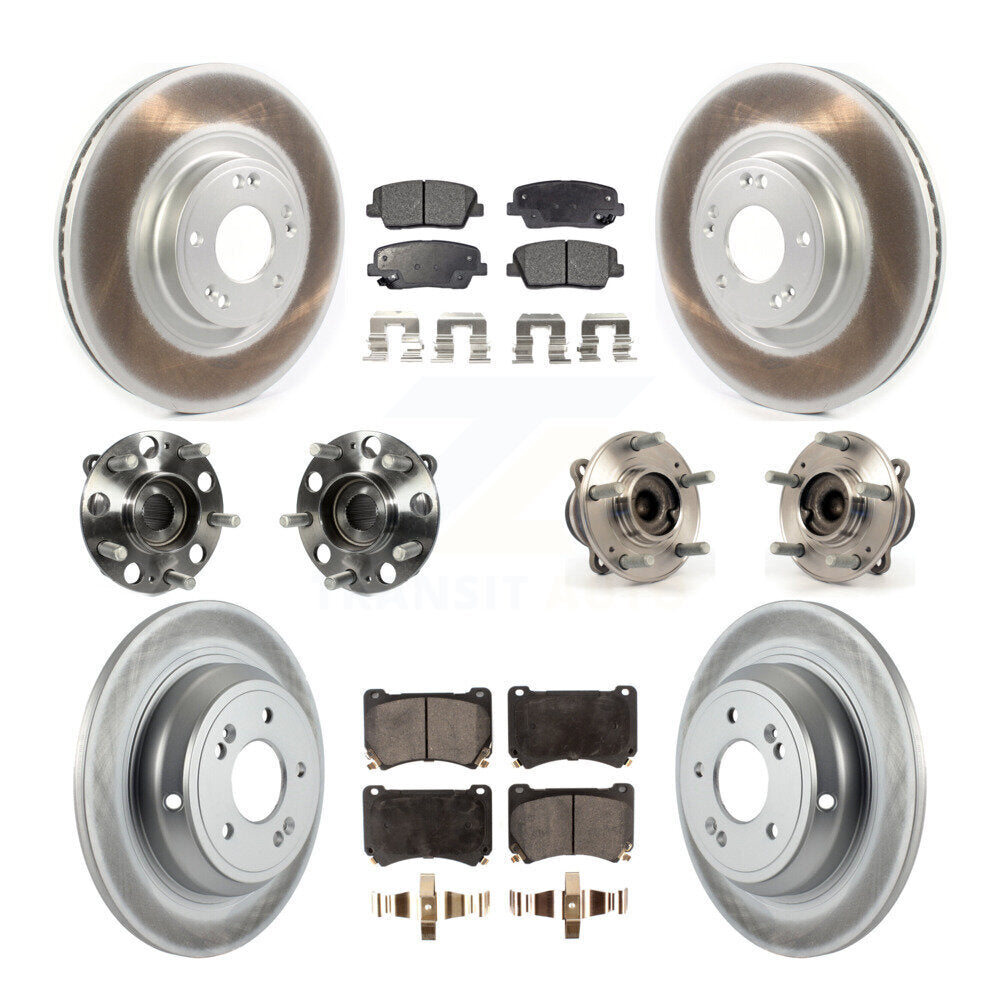 Transit Auto KBB-114937 Wheel Bearing and Hub Assembly for 2009-2010 Hyundai Genesis - Front and Rear product image