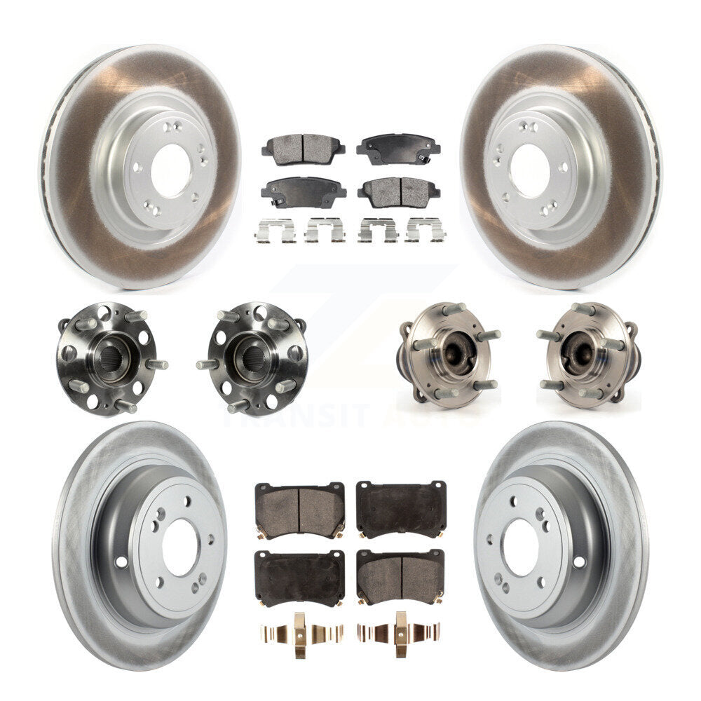 Transit Auto KBB-114938 Wheel Bearing and Hub Assembly for 2010-2014 Hyundai Genesis - Front and Rear product image