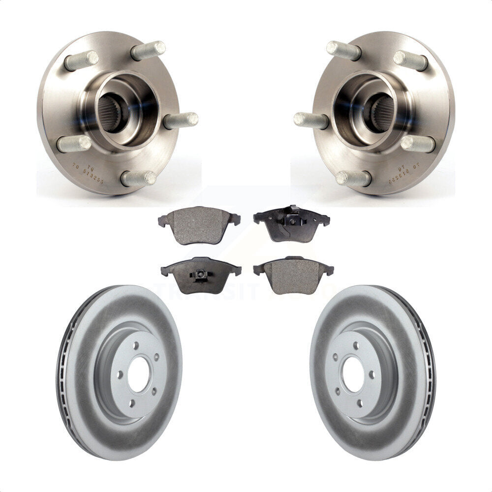 Transit Auto KBB-114947 Wheel Bearing and Hub Assembly for 2004-2013 Volvo C70, Volvo S40, Volvo V50 - Front product image