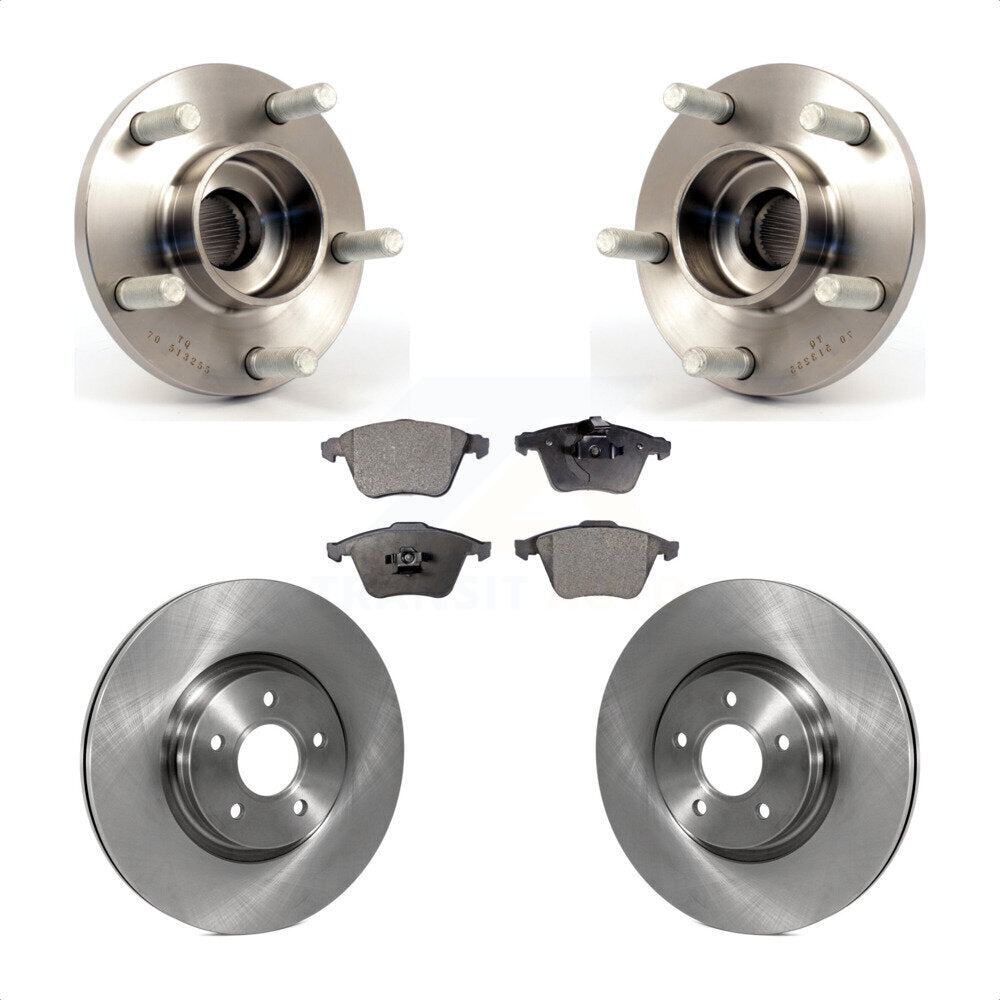 Transit Auto KBB-114966 Wheel Bearing and Hub Assembly for 2004-2013 Volvo C70, Volvo S40, Volvo V50 - Front product image