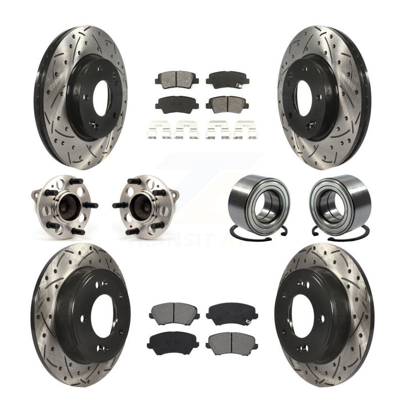 Transit Auto KBB-115152 Wheel Bearing for 2016-2017 Kia Forte Koup, Hyundai Elantra GT - Front and Rear product image