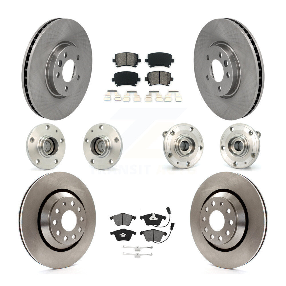 Transit Auto KBB-115217 Wheel Bearing and Hub Assembly for 2009-2010 Volkswagen CC - Front and Rear product image