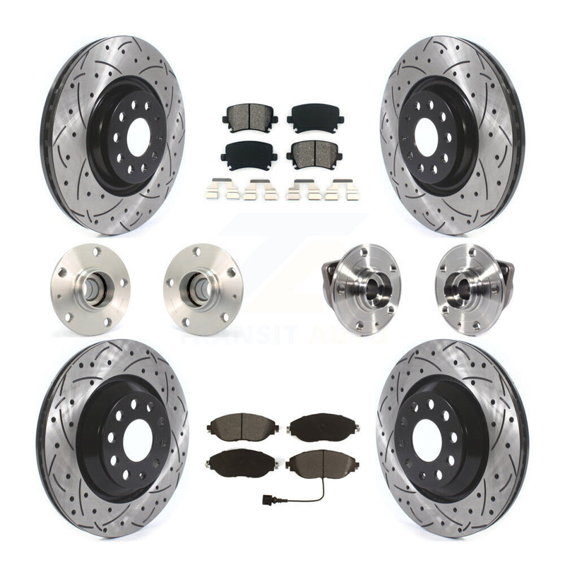 Transit Auto KBB-115247 Wheel Bearing and Hub Assembly for 2018-2021 Volkswagen GTI - Front and Rear product image