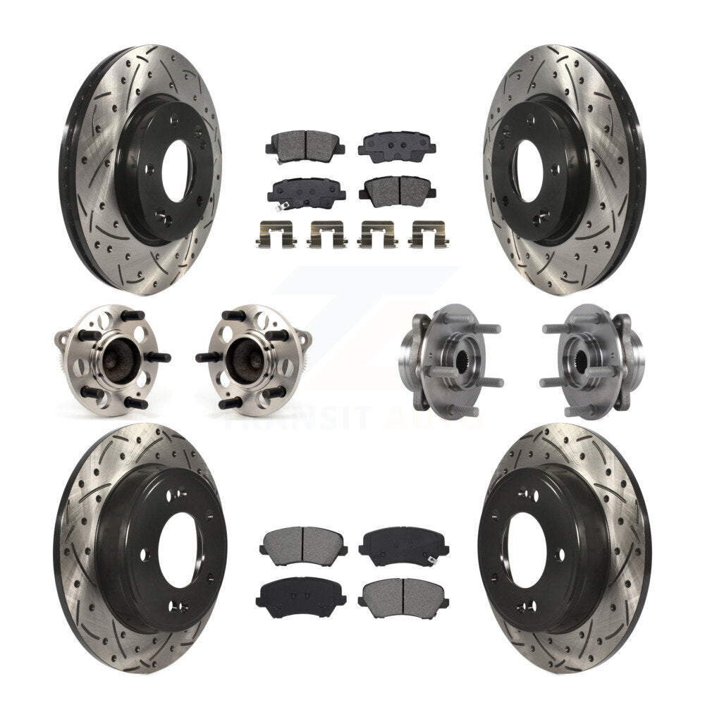 Transit Auto KBB-115248 Wheel Bearing and Hub Assembly for 2017 Hyundai Elantra GT - Front and Rear product image