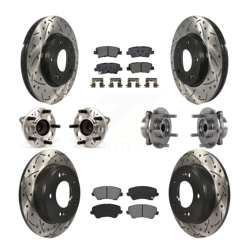 Transit Auto KBB-115248 Wheel Bearing and Hub Assembly for 2017 Hyundai Elantra GT - Front and Rear product image
