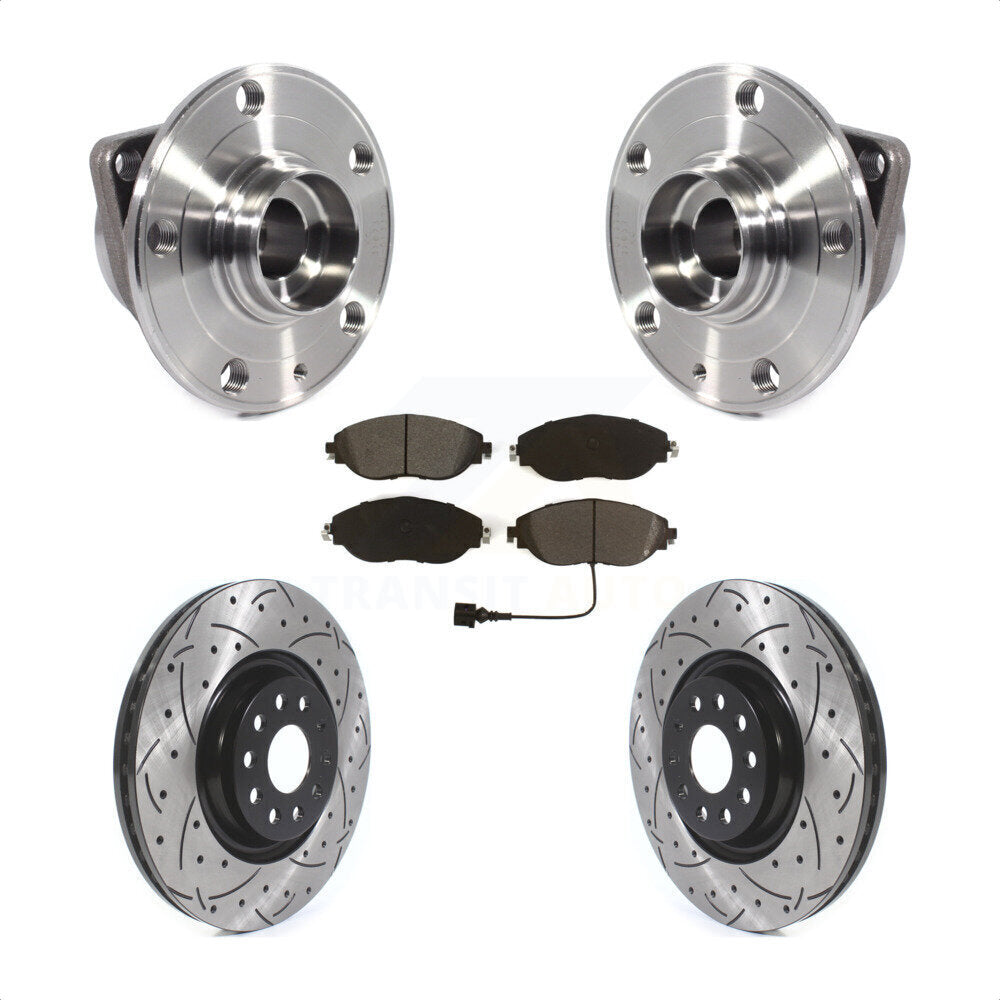 Transit Auto KBB-115258 Wheel Bearing and Hub Assembly for 2015-2023 Audi Q3, Volkswagen Jetta, Volkswagen GTI & more - Front product image