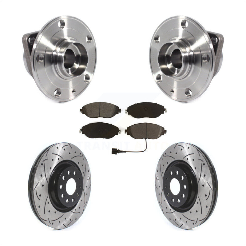 Transit Auto KBB-115258 Wheel Bearing and Hub Assembly for 2015-2023 Audi Q3, Volkswagen Jetta, Volkswagen GTI & more - Front product image