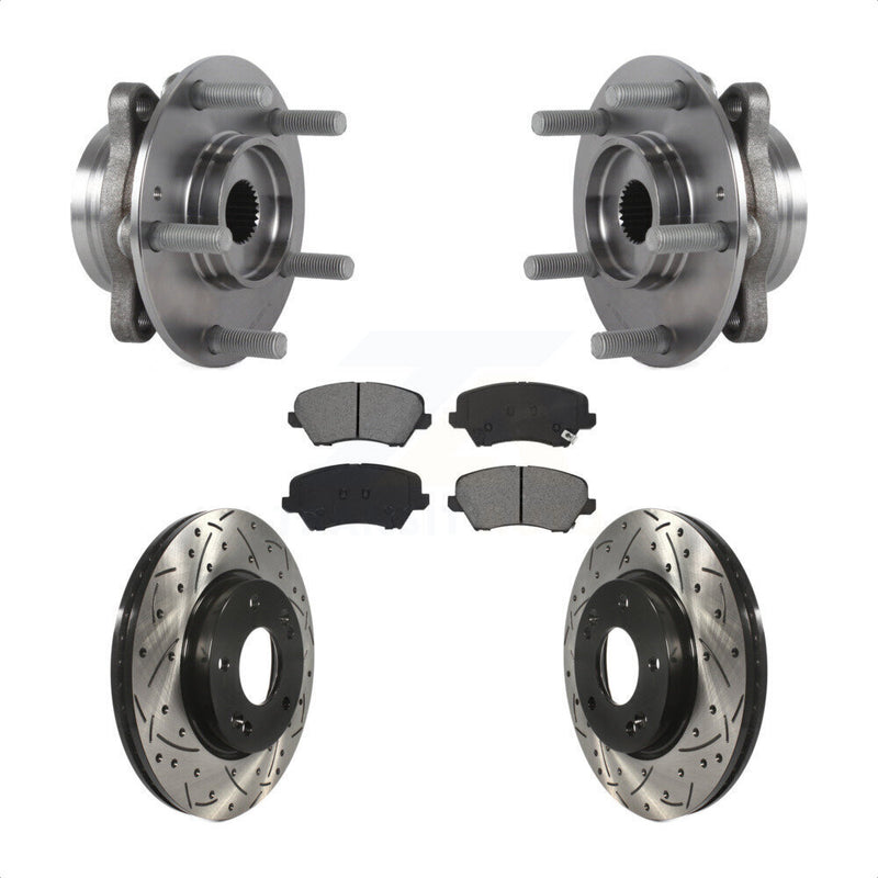 Transit Auto KBB-115261 Wheel Bearing and Hub Assembly for 2017-2021 Hyundai Veloster, Hyundai Elantra GT - Front product image