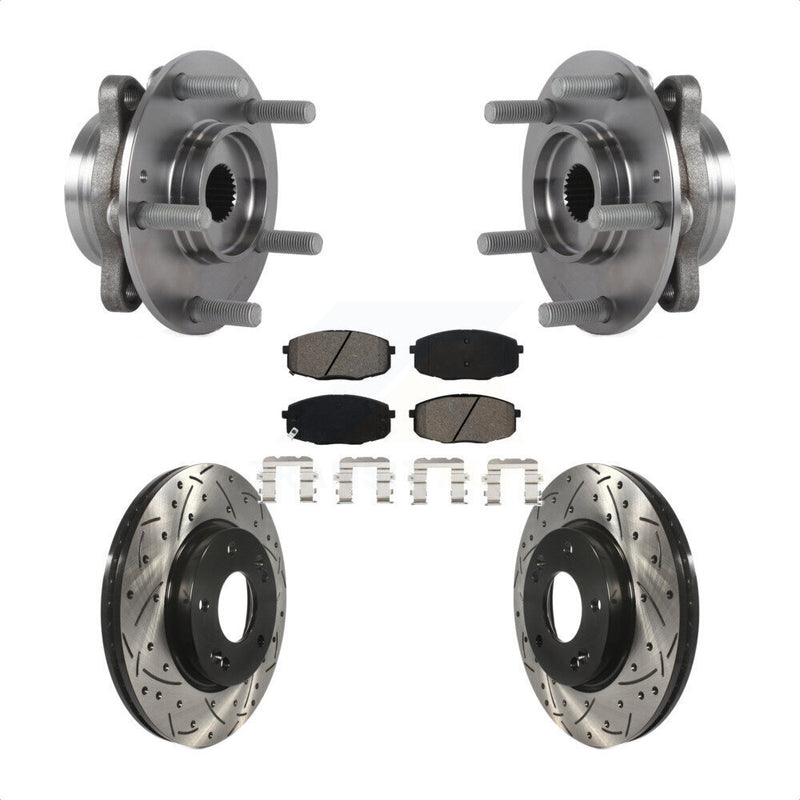 Transit Auto KBB-115262 Wheel Bearing and Hub Assembly for 2018-2023 Kia Forte, Kia Forte5, Hyundai Elantra GT - Front product image