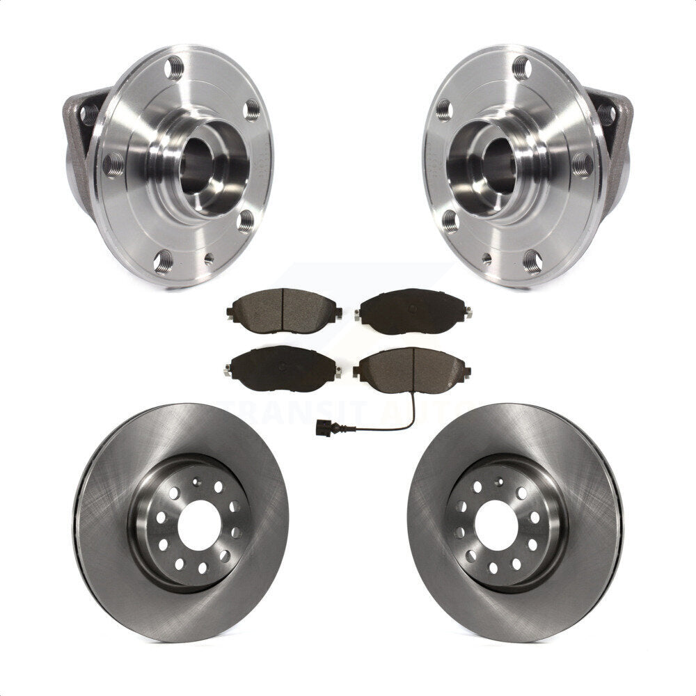 Transit Auto KBB-115326 Wheel Bearing and Hub Assembly for 2015-2019 Volkswagen Arteon, Volkswagen GTI - Front product image