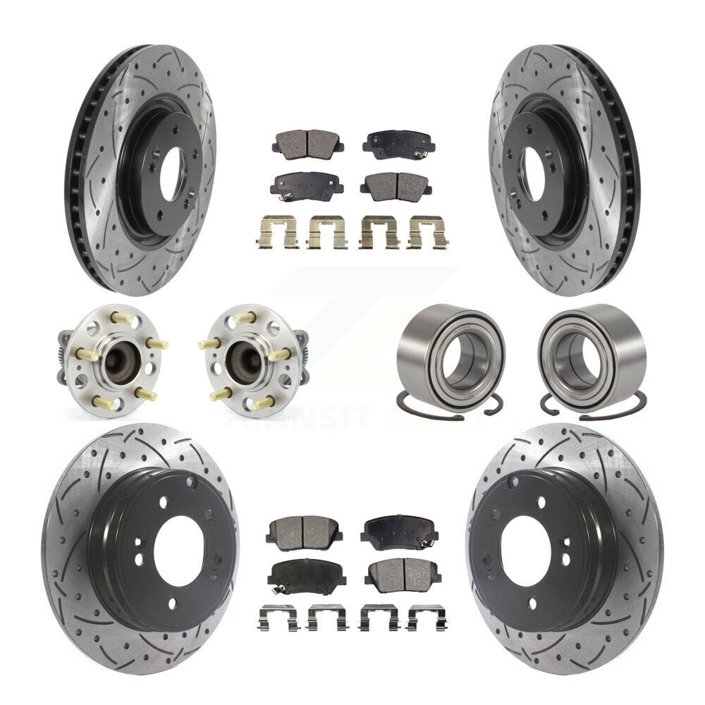 Transit Auto KBB-115464 Wheel Bearing for 2012-2017 Hyundai Azera - Front and Rear product image