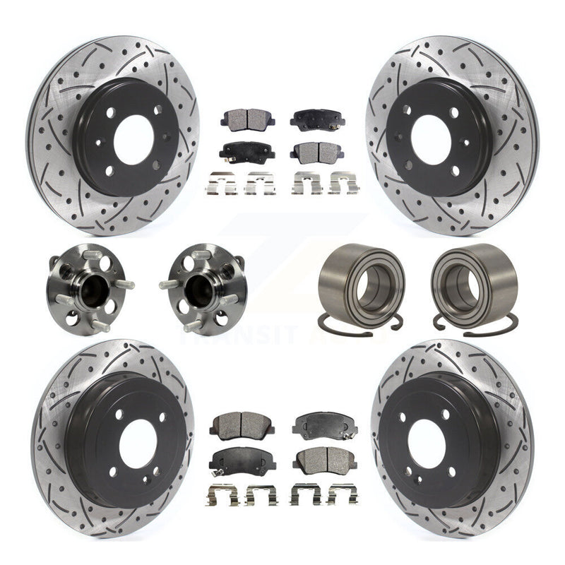 Transit Auto KBB-115474 Wheel Bearing for 2012-2017 Hyundai Accent - Front and Rear product image