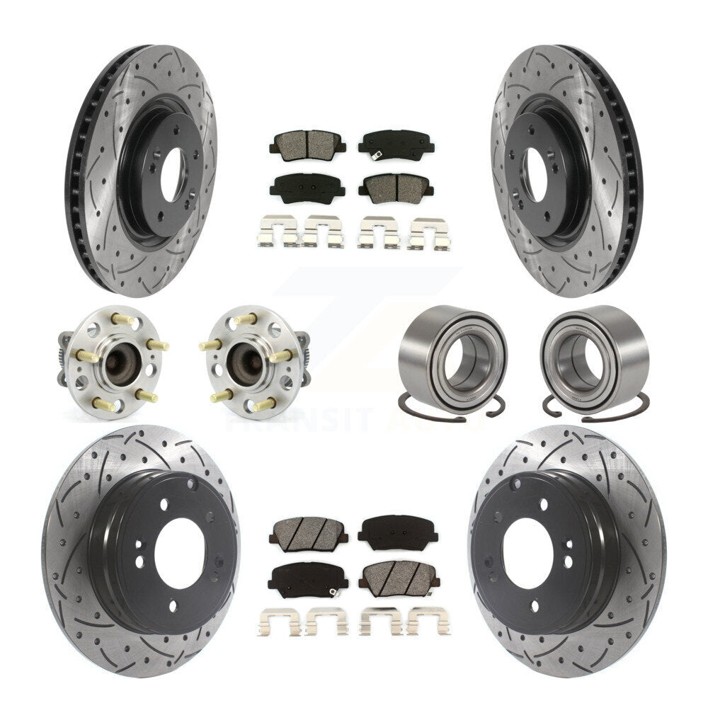 Transit Auto KBB-115542 Wheel Bearing for 2012-2017 Hyundai Azera - Front and Rear product image
