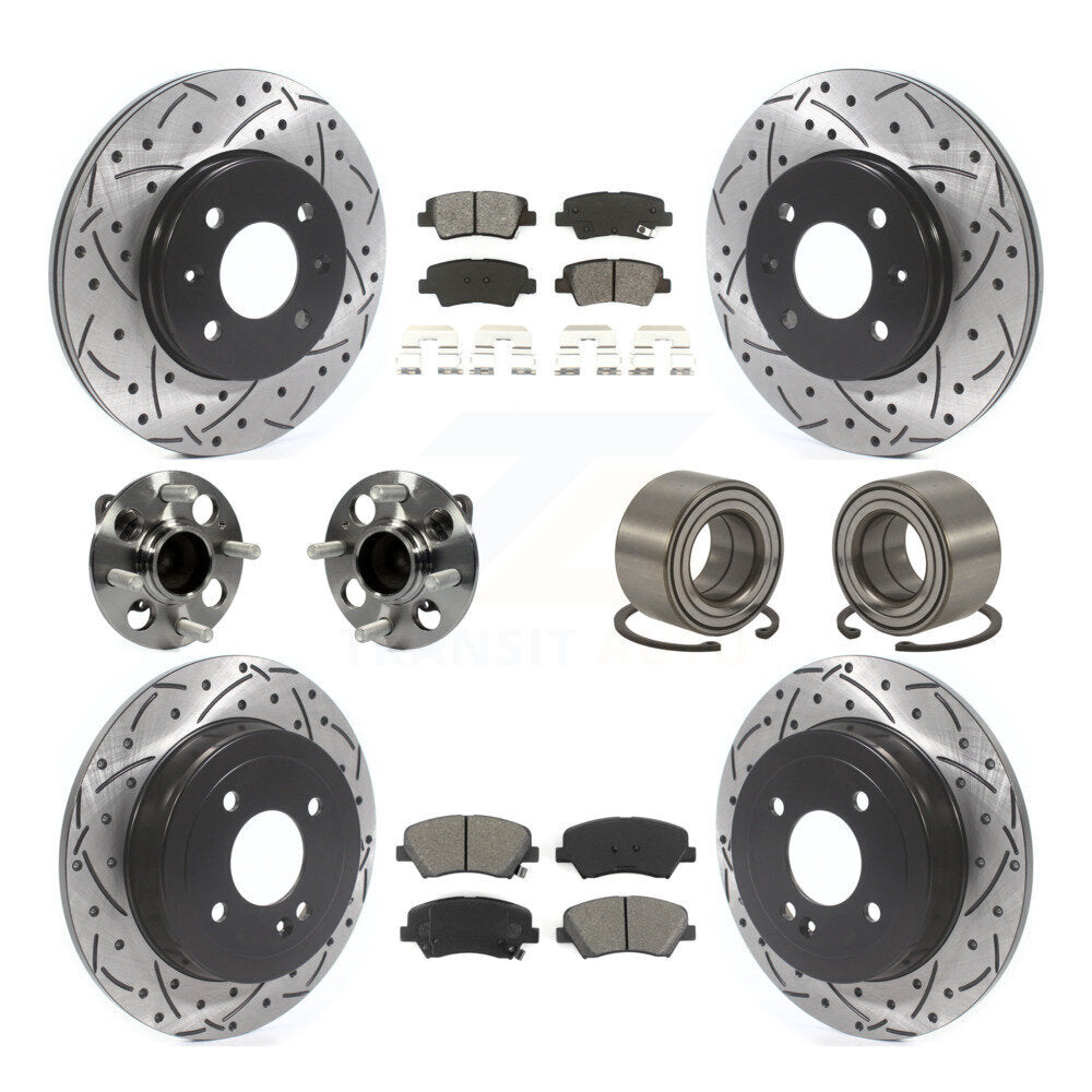 Transit Auto KBB-115552 Wheel Bearing for 2012-2017 Hyundai Accent - Front and Rear product image