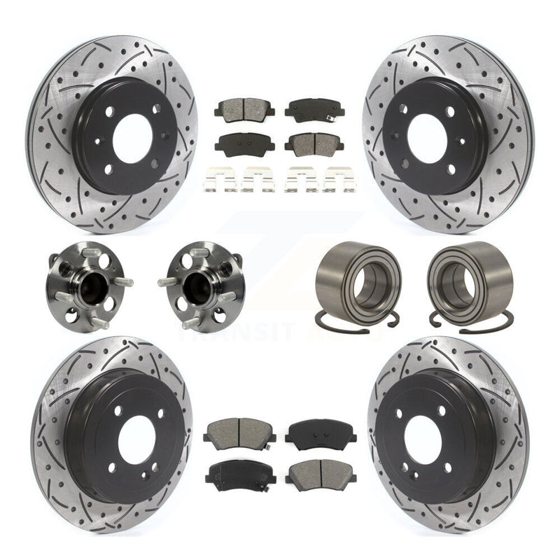 Transit Auto KBB-115552 Wheel Bearing for 2012-2017 Hyundai Accent - Front and Rear product image