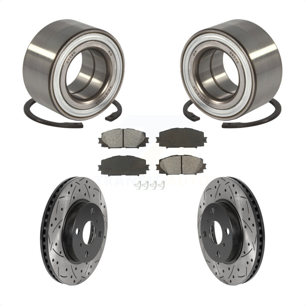 Transit Auto KBB-115576 Wheel Bearing for 2006-2019 Toyota Yaris, Scion iQ, Toyota Prius C - Front product image