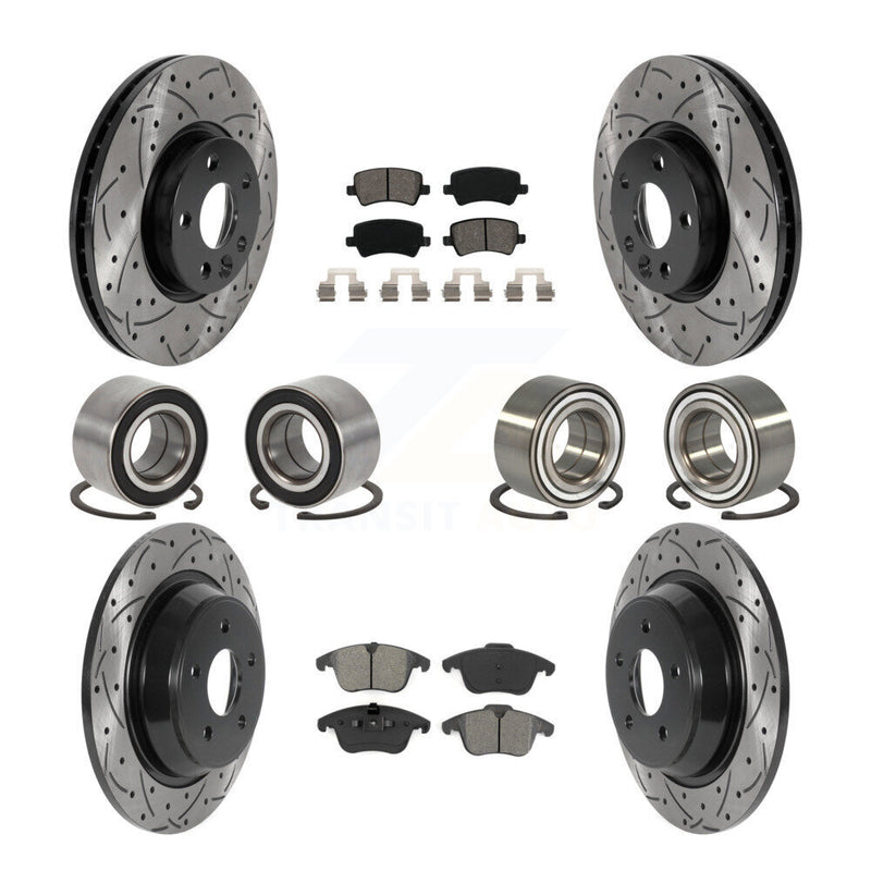 Transit Auto KBB-115592 Wheel Bearing for 2012-2015 Land Rover Range Rover Evoque - Front and Rear product image