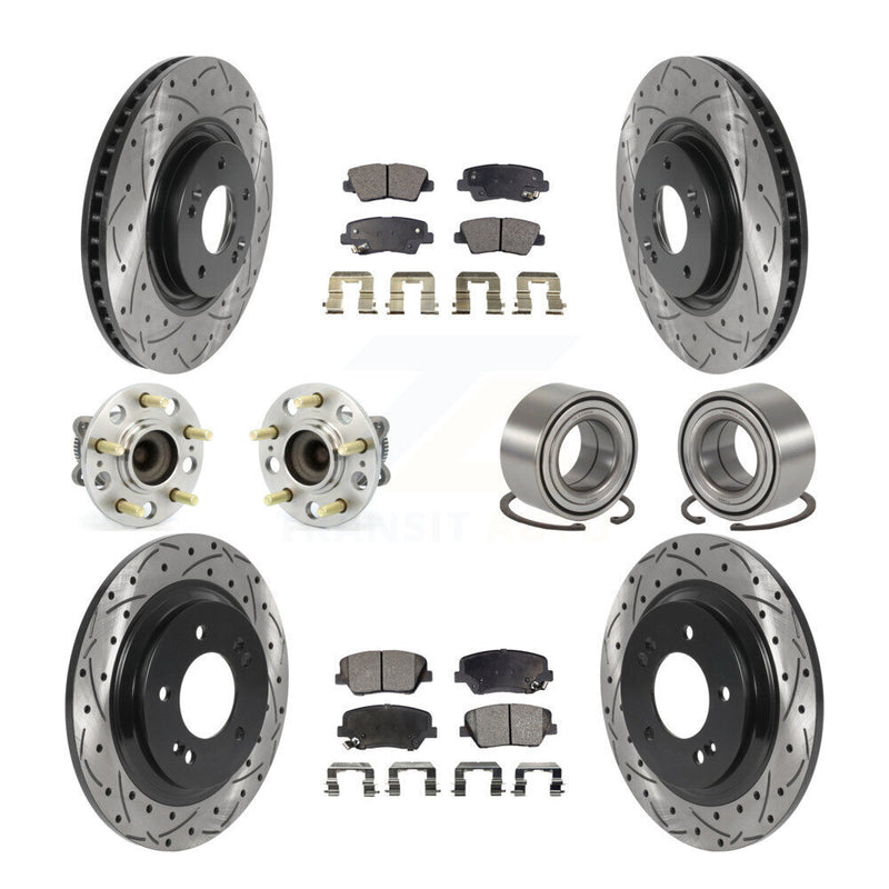 Transit Auto KBB-115616 Wheel Bearing for 2016-2017 Hyundai Azera - Front and Rear product image