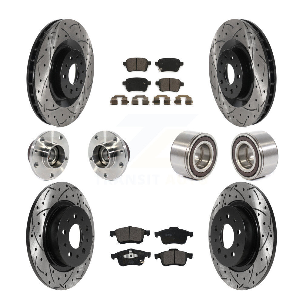 Transit Auto KBB-115629 Wheel Bearing for 2014-2018 Fiat 500L - Front and Rear product image