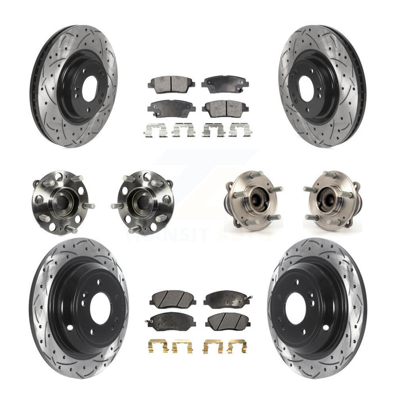 Transit Auto KBB-115734 Wheel Bearing and Hub Assembly for 2012 Hyundai Genesis - Front and Rear product image