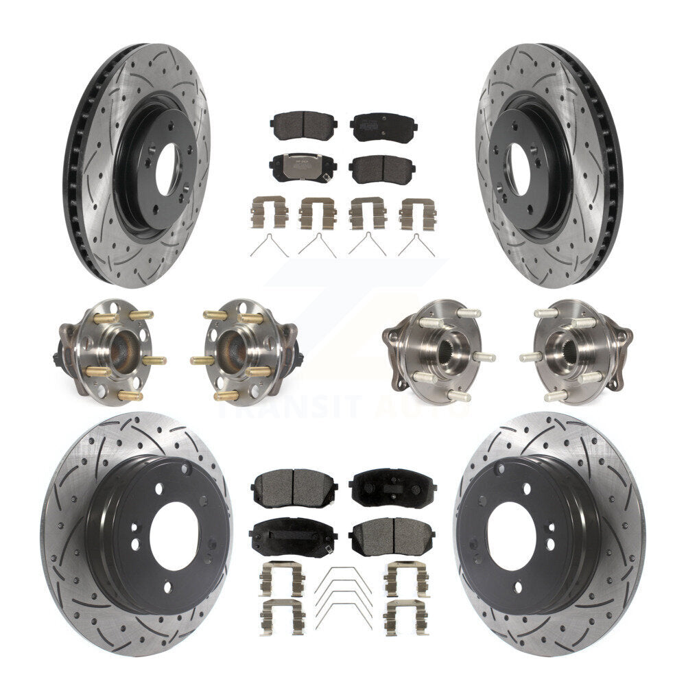 Transit Auto KBB-115746 Wheel Bearing and Hub Assembly for 2016-2019 Kia Optima - Front and Rear product image