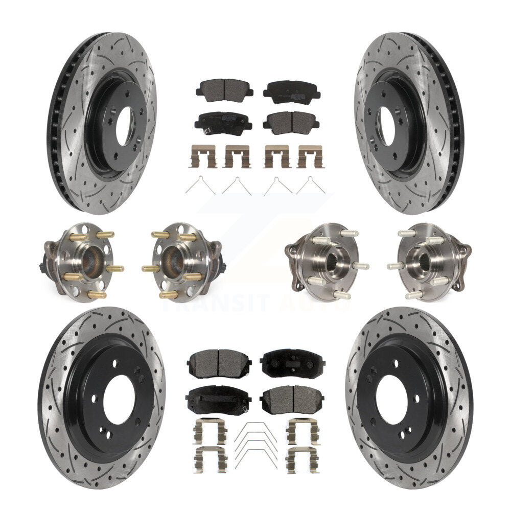 Transit Auto KBB-115748 Wheel Bearing and Hub Assembly for 2016-2019 Kia Optima - Front and Rear product image