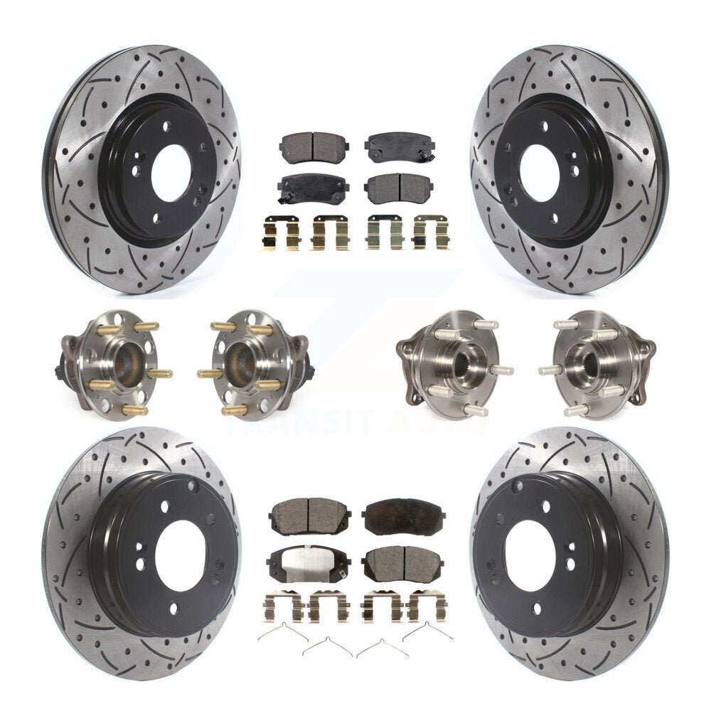 Transit Auto KBB-115750 Wheel Bearing and Hub Assembly for 2016 Hyundai Sonata - Front and Rear product image