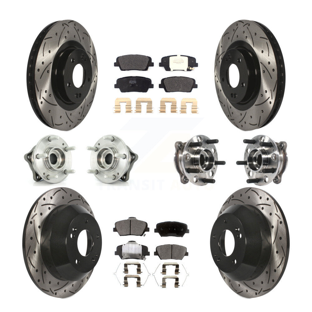 Transit Auto KBB-115764 Wheel Bearing and Hub Assembly for 2017-2018 Hyundai Santa Fe Sport - Front and Rear product image