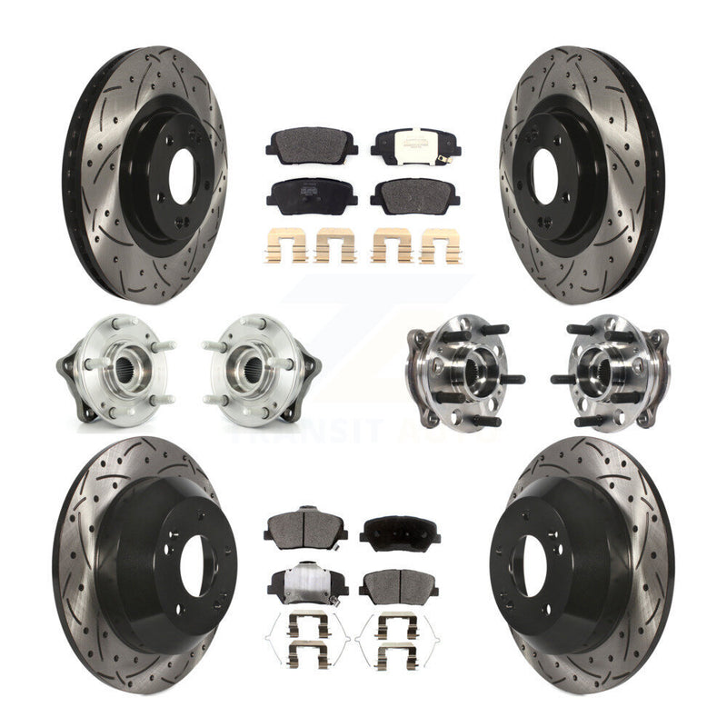 Transit Auto KBB-115764 Wheel Bearing and Hub Assembly for 2017-2018 Hyundai Santa Fe Sport - Front and Rear product image