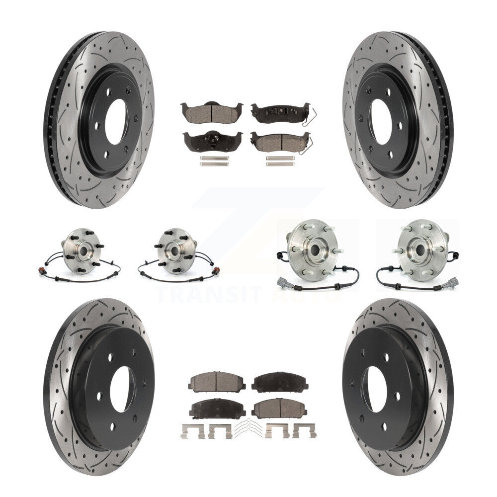 Transit Auto KBB-115771 Wheel Bearing and Hub Assembly for 2008-2012 Nissan Armada, INFINITI QX56 - Front and Rear product image
